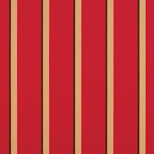 Sunbrella® Awning Stripe 4991‑0000 Manteo Cardinal 46" Outdoor Fabric