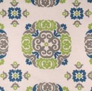 Suzanne Printed in Baltic Decorator Fabric by Golding, Upholstery, Drapery, Home Accent, Golding,  Savvy Swatch