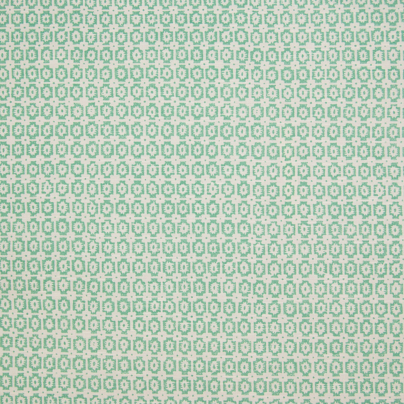 Braemore Paloma Turquoise Geometric Decorator Fabric by Greenhouse, Drapery, Home Accent, Greenhouse,  Savvy Swatch