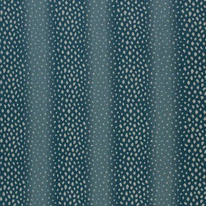 1.1 yards of Thibaut Gazelle Peacock Decorator Fabric
