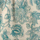 Cabriole Caribbean Blue Decorator Fabric, Upholstery, Drapery, Home Accent, Pentex,  Savvy Swatch