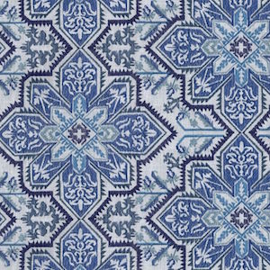 Waverly Crystalline Emb Lapis 654412 Fabric, Upholstery, Drapery, Home Accent, P/K Lifestyles,  Savvy Swatch