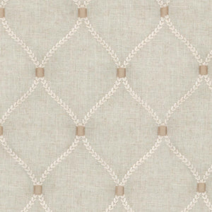 Williamsburg Flax Deane Embroidery Fabric, Upholstery, Drapery, Home Accent, PK Lifestyles,  Savvy Swatch