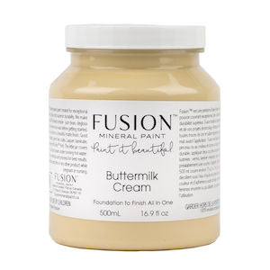 Buttermilk Cream - Fusion Mineral Paint, Paint, Fusion Mineral Paint,  Savvy Swatch