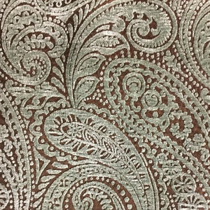Lagoon Paisley B10882 Decorator Fabric, Upholstery, Drapery, Home Accent, Merrimac Textile,  Savvy Swatch