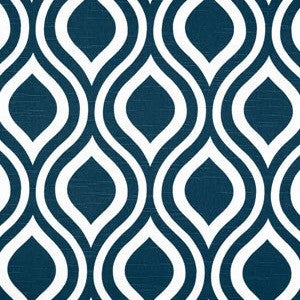 Premier Prints Emily Navy/White Decorator Fabric, Upholstery, Drapery, Home Accent, Savvy Swatch,  Savvy Swatch