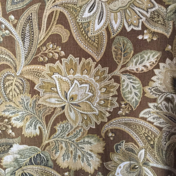Valdosta Cliffside Brown Decorator Fabric, Upholstery, Drapery, Home Accent, Swavelle Millcreek,  Savvy Swatch