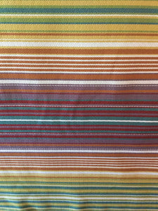 Veranda Carnival Horizontal Stripe Decorator Fabric, Upholstery, Drapery, Home Accent, Gum Tree,  Savvy Swatch