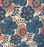 Clementine Turquoise Flocked Velvet Floral Fabric, Upholstery, Drapery, Home Accent, Pentex,  Savvy Swatch