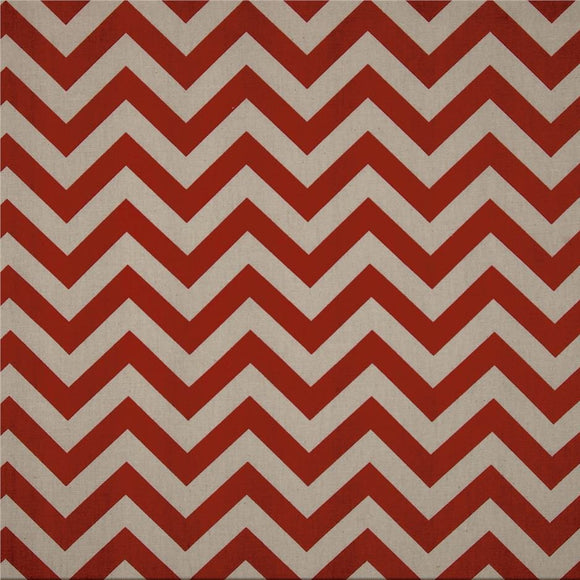 Premier Prints Zig Zag Red/Pewter Decorator Fabric, Upholstery, Drapery, Home Accent, Premier Prints,  Savvy Swatch