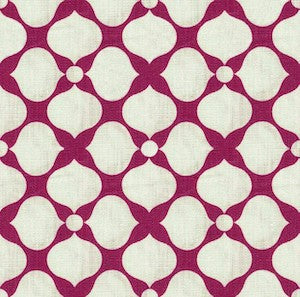 6.3 Yard Piece of Kravet Raspberry Santa Rosa Linen Fabric