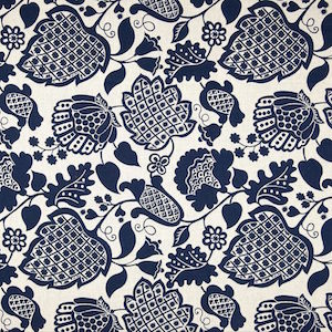 Richloom Marseilles French Blue Decorator Fabric, Upholstery, Drapery, Home Accent, TNT,  Savvy Swatch