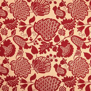 Richloom Marseilles Rouge Decorator Fabric, Upholstery, Drapery, Home Accent, TNT,  Savvy Swatch