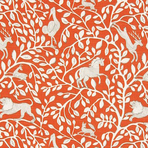 Pantheon Persimmon Decorator Fabric, Upholstery, Drapery, Home Accent, Robert Allen,  Savvy Swatch