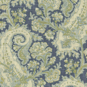 Waverly Porch Paisley Chambray, Upholstery, Drapery, Home Accent, P/K Lifestyles,  Savvy Swatch