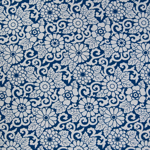 Greenhouse Porcelain Floral 203731 Decorator Fabric, Upholstery, Drapery, Home Accent, Greenhouse,  Savvy Swatch