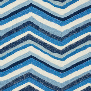3.4 yards of Shasta Embroidery Blue 72471 by Schumacher Fabric, Upholstery, Drapery, Home Accent, Tempo,  Savvy Swatch