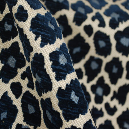 HHF Adam Navy - Chenille Upholstery Fabric