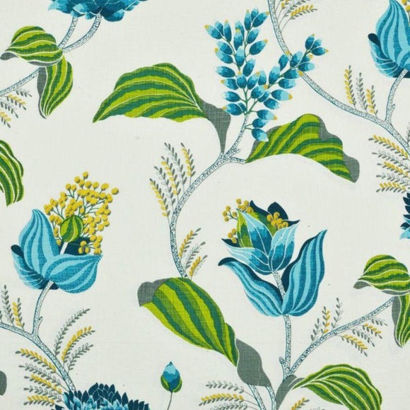 Covington Sylvie Clemetine 504 Azure Decorator Fabric