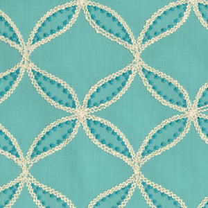 Williamsburg Fabric Tanjib Emb Peacock, Upholstery, Drapery, Home Accent, Greenhouse,  Savvy Swatch